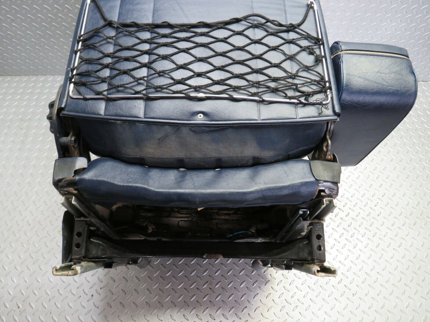 23042 Mercedes-Benz C123 230CE Coupe Front Left Seat Blue Half Leather