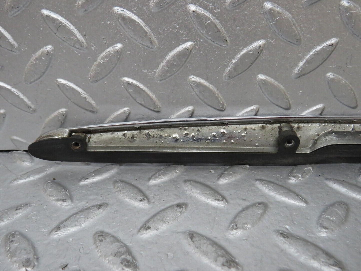 35490 Mercedes-Benz R107 280SL Trunk Chrome Handle Moulding 1077580202
