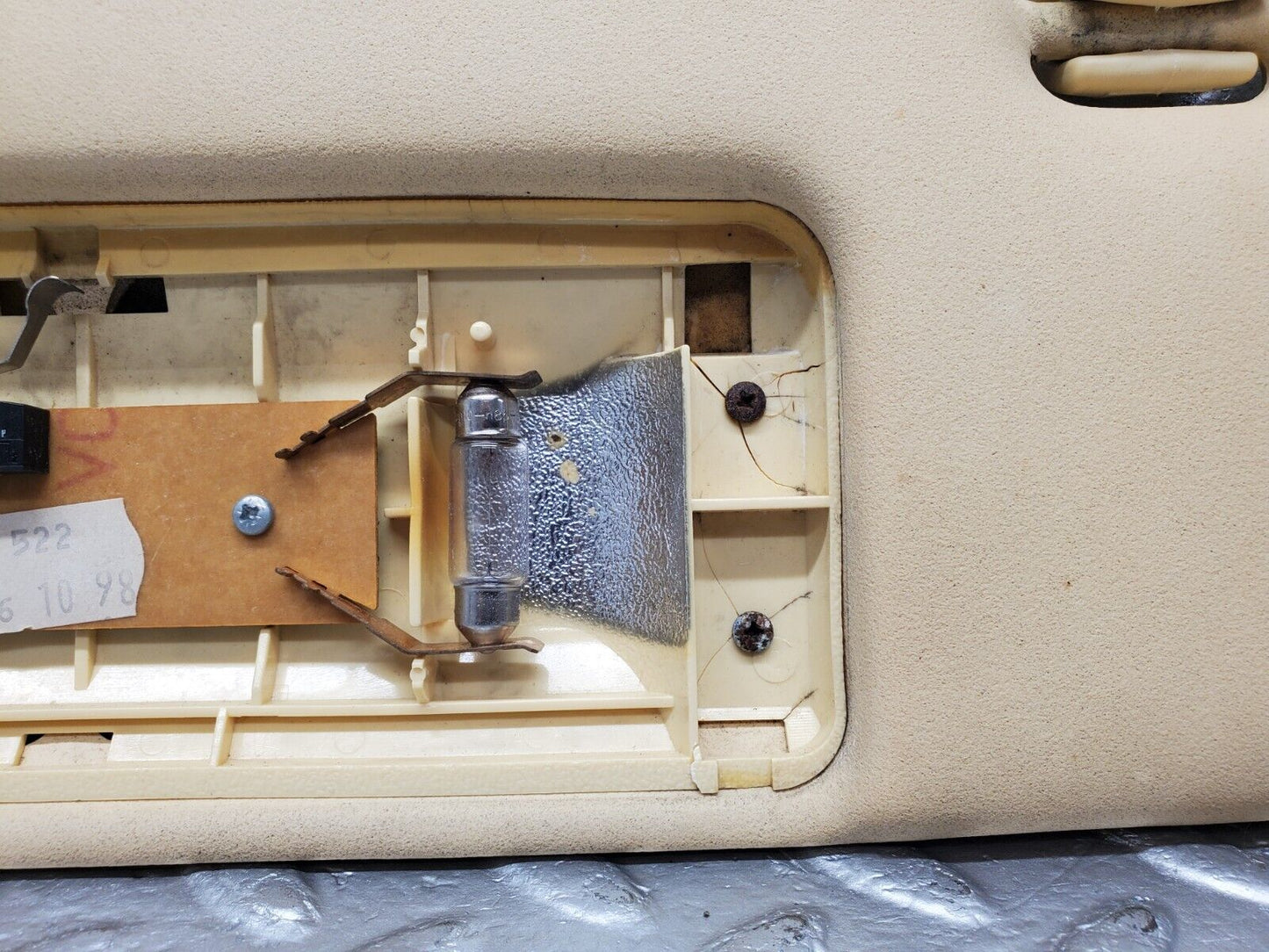 46802 Mercedes-Benz R129 320SL Coupe Sun Visor Left Side Beige
