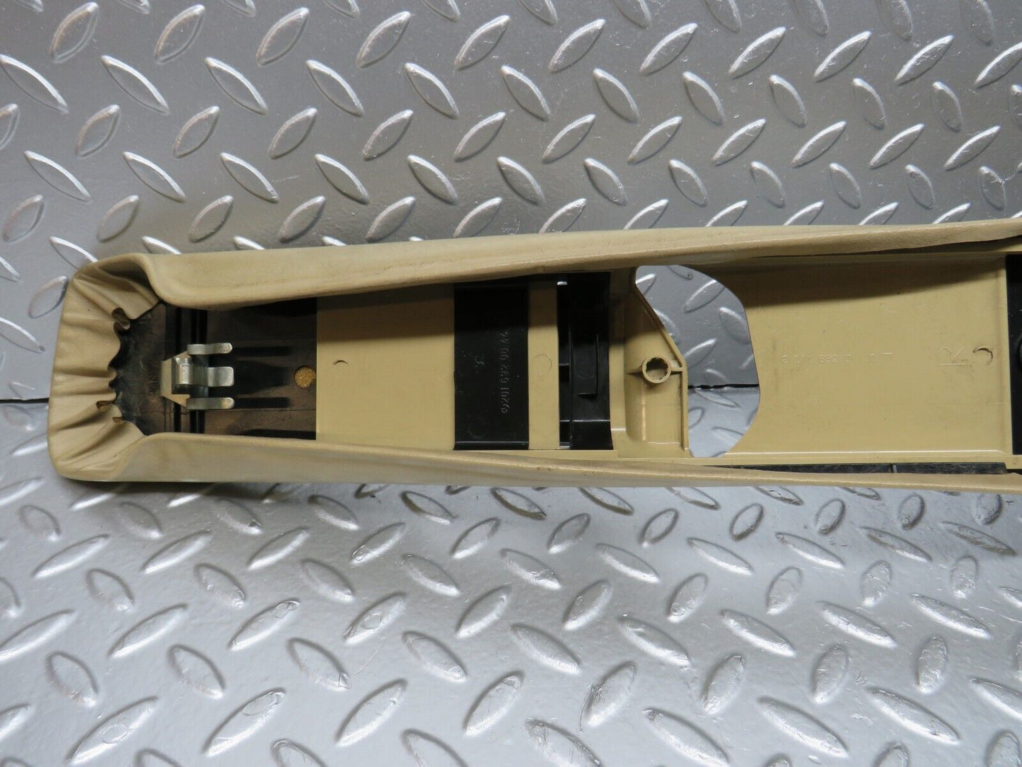 29236 Mercedes-Benz W124 230E B Pillar Cover Right Side Beige 1246923689