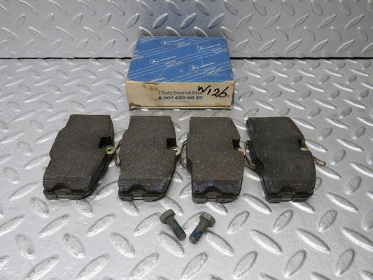 38214 Mercedes-Benz W126 Genuine Front Brake Pads New 0014208020