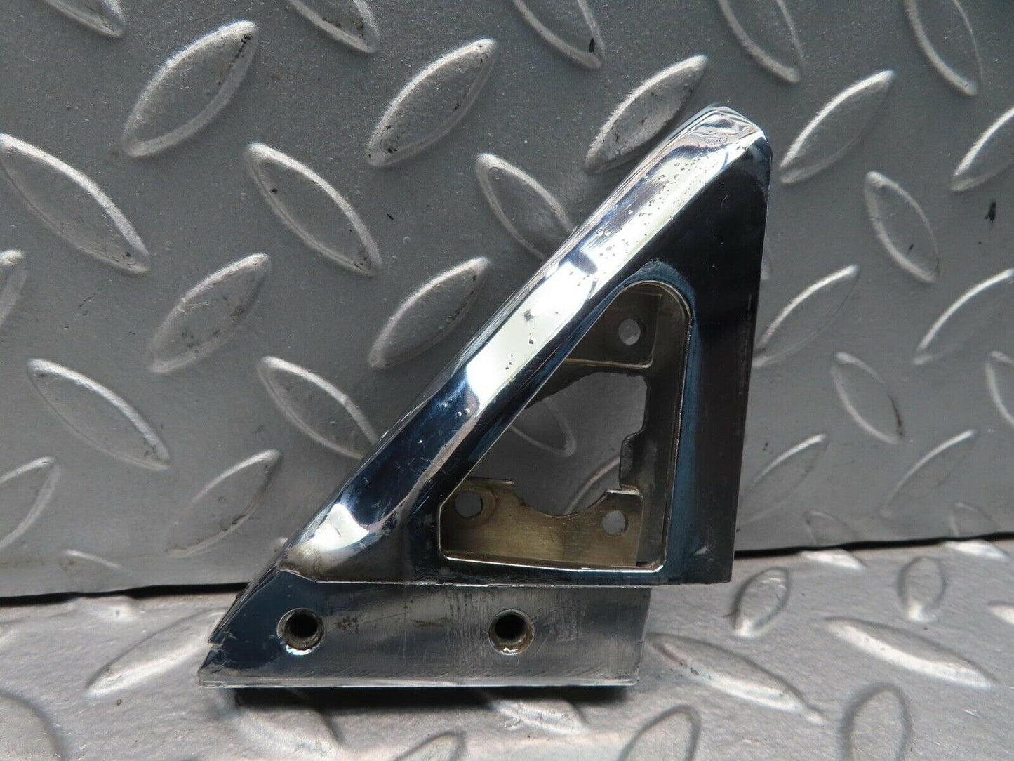 11678 Mercedes-Benz R107 450SL Coupe Left Wing Mirror Triangle Chrome Bracket