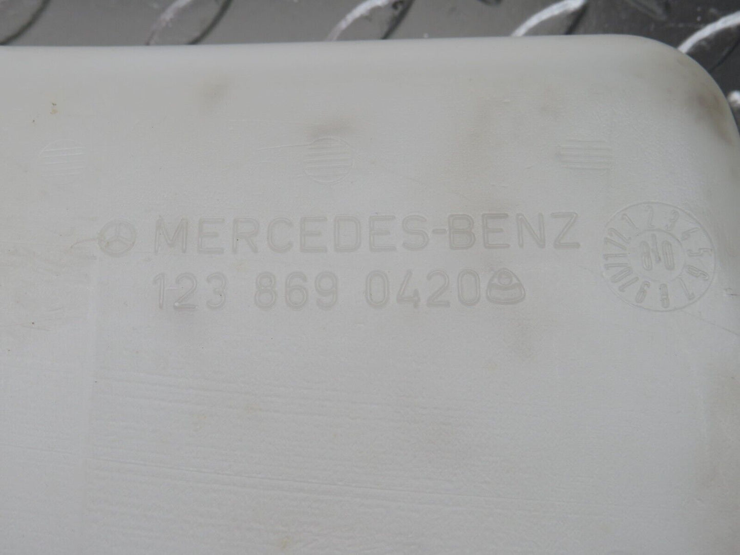 27041 Mercedes-Benz S123 280TE Rear Washer Reservoir Tank 1238690420