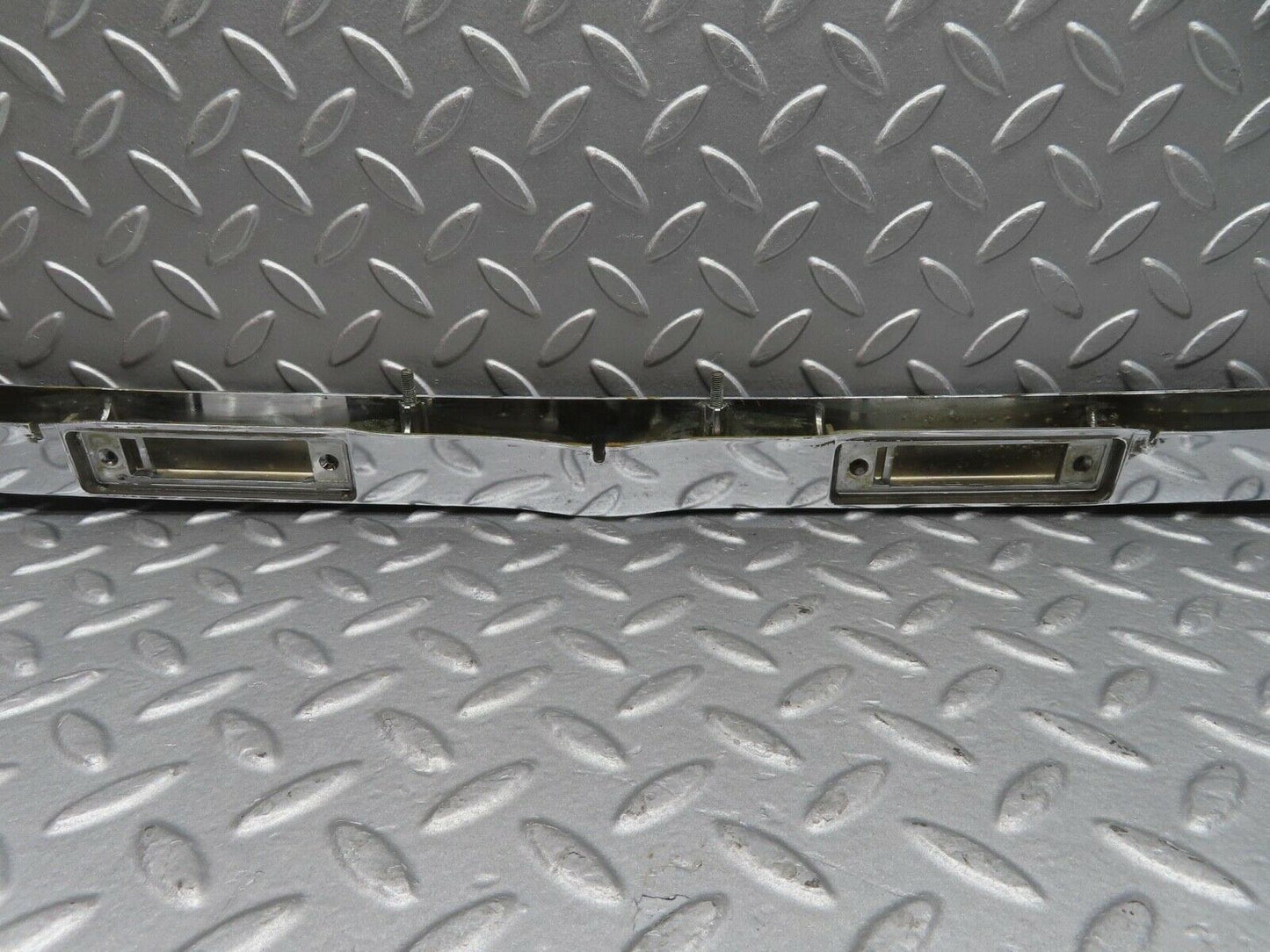 14108 Mercedes-Benz C107 280SLC Trunk Chrome number Plate Light Holder