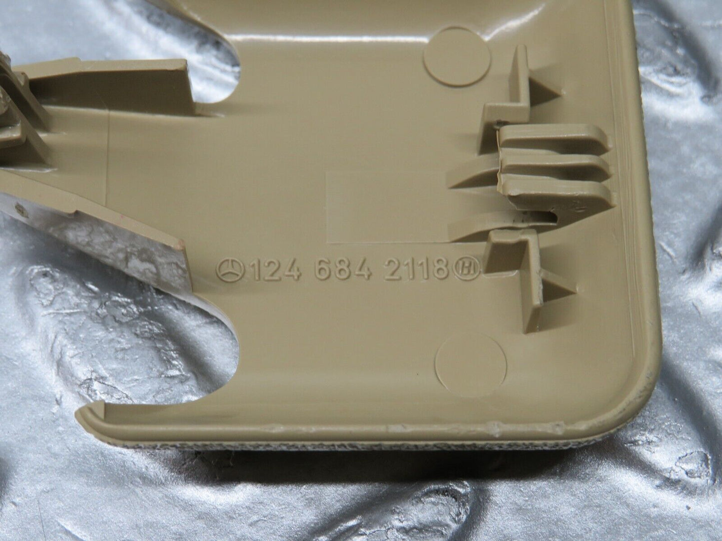 29546 Mercedes-Benz W124 230E Front Seat Rail Trim Cover Beige 1246842118