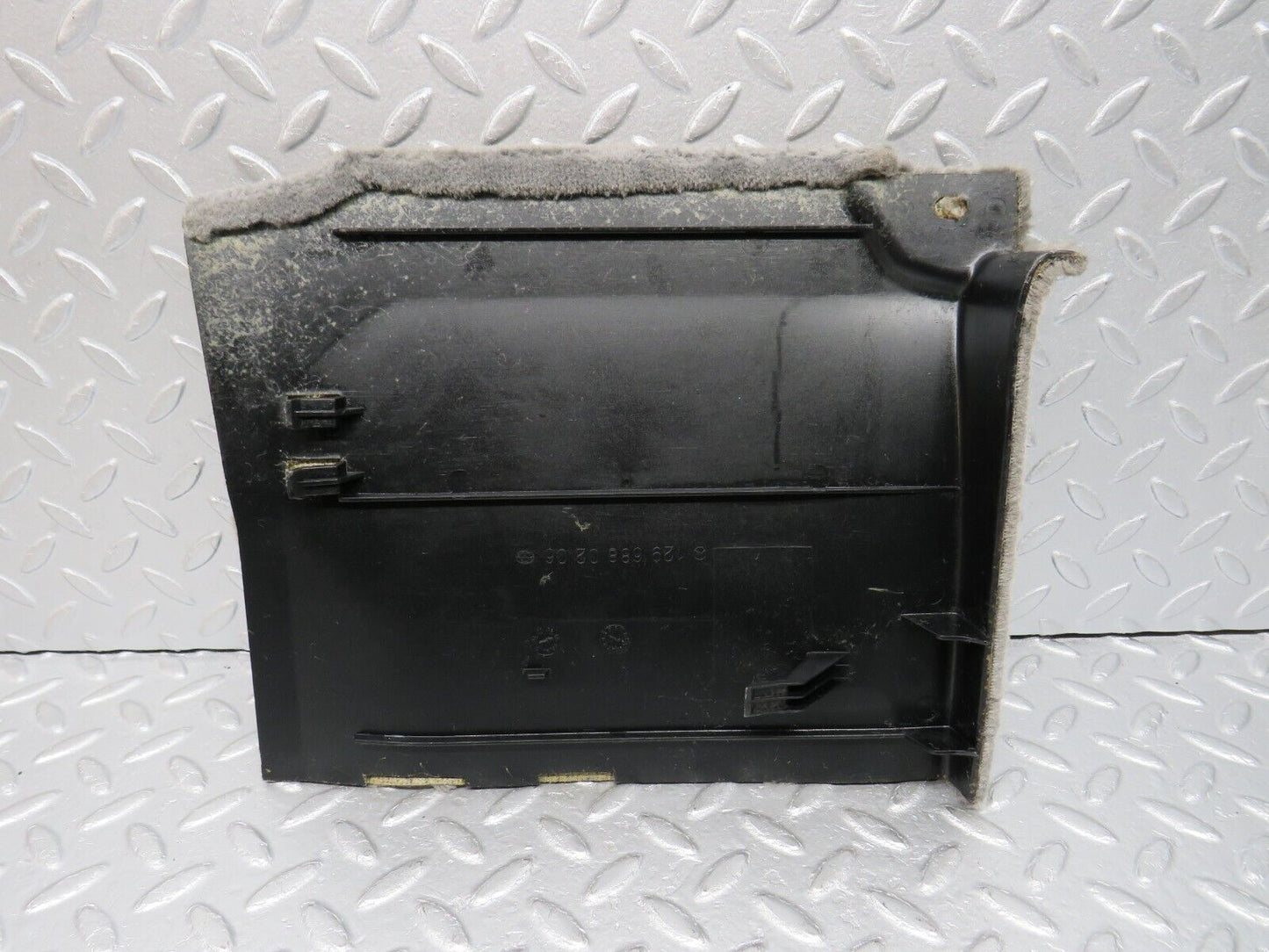 39374 Mercedes-Benz R129 320SL Coupe Kick Panel Right Side Grey 1296880206