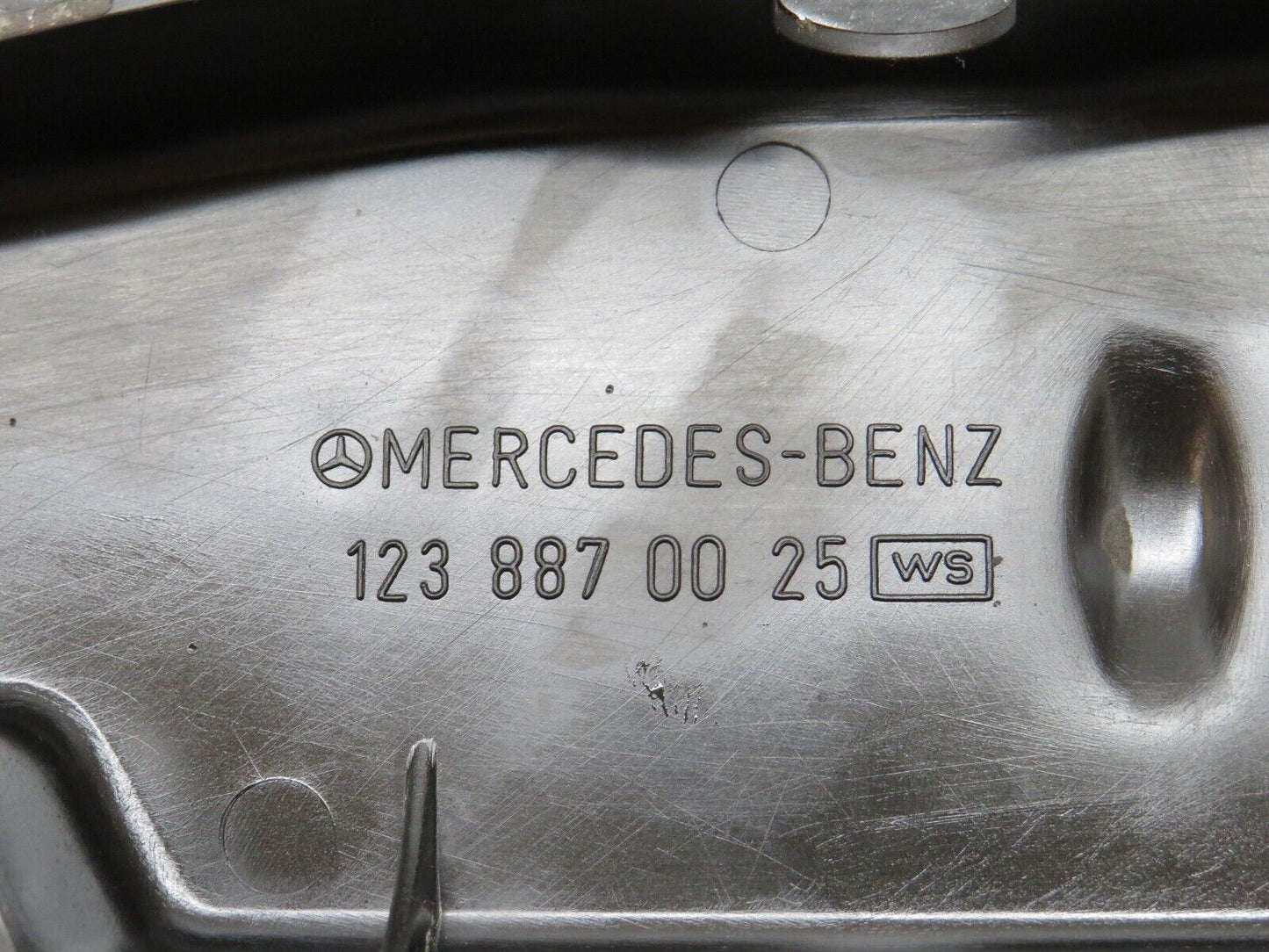 26984 Mercedes-Benz W123 240D Bonnet Lock Catch Cover 1238870025
