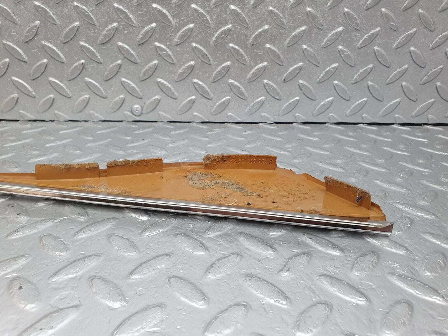 43782 Mercedes-Benz C126 380SEC Coupe Seat Belt Presenter Cover Trim Left 1266920922