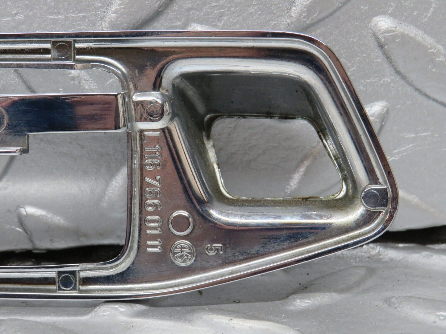 40598 Mercedes-Benz W123 300D Chrome Frame For Door Opener Left 1167660111