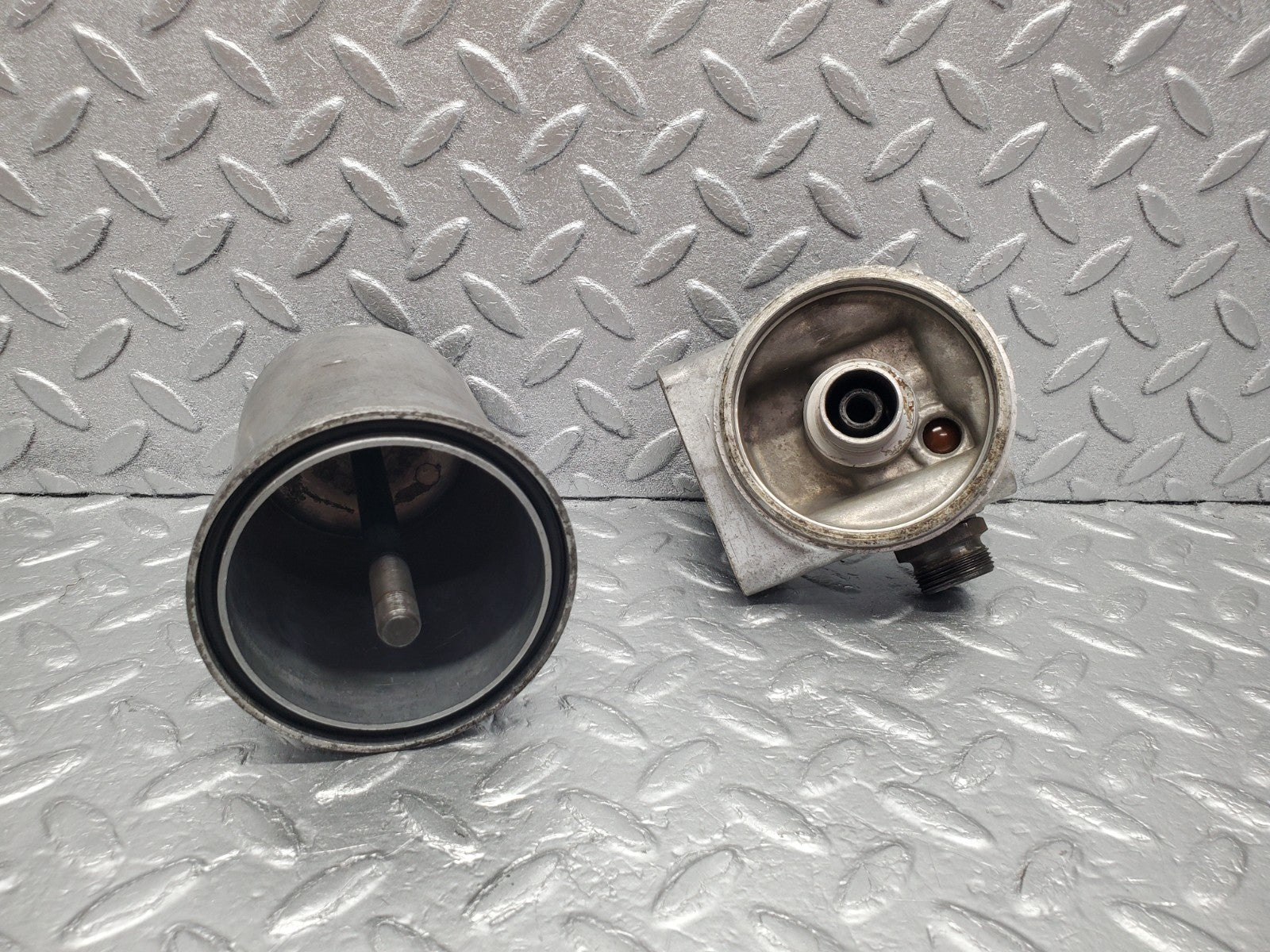 W112 oil filter housing used OEM