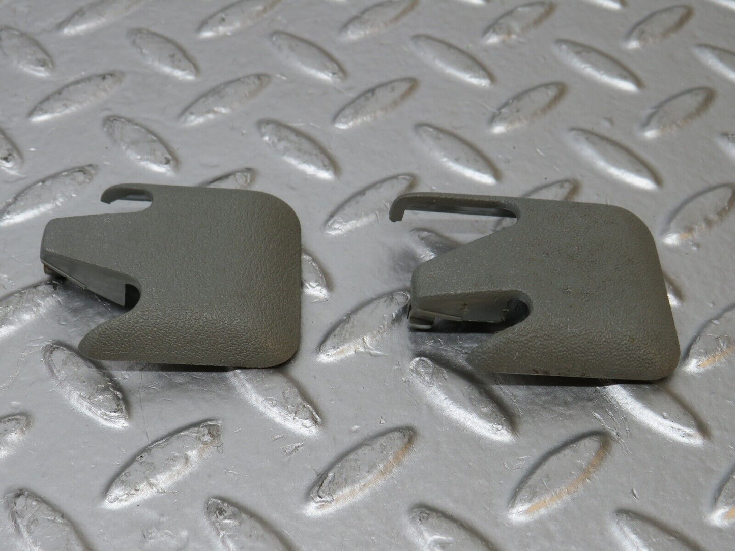 31255 Mercedes-Benz S124 220TE Front Seat Rail Trim Cover Pair 1246842218