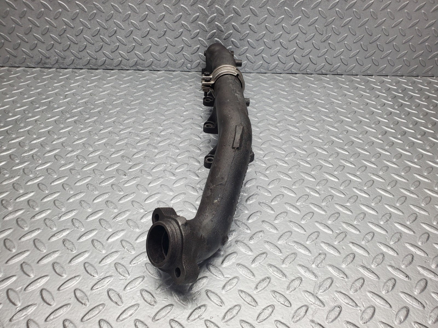 W126 Coupe exhaust manifold left used OEM