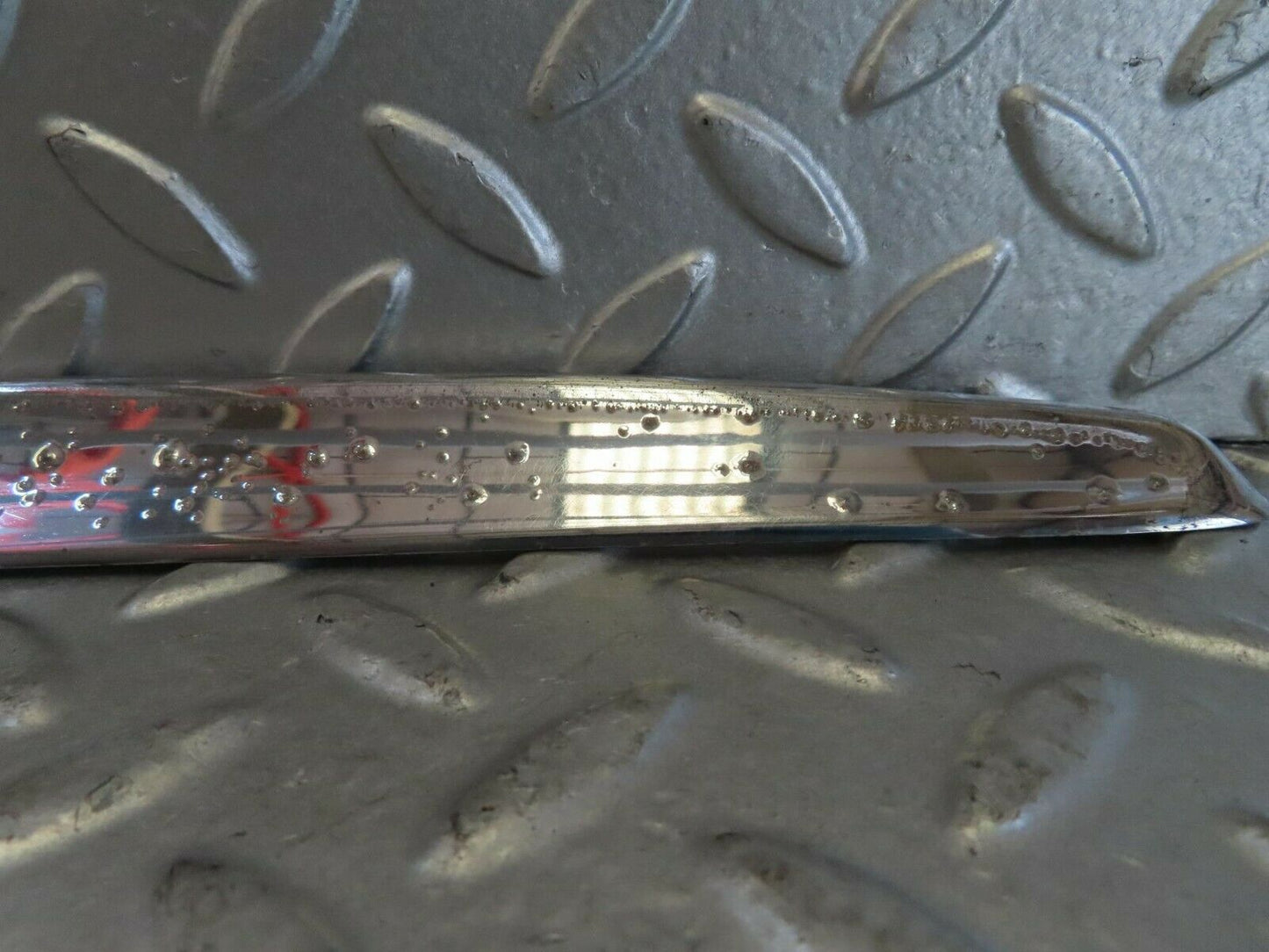 15718 Mercedes-Benz R107 450SL Trunk Chrome Handle Moulding 1077580202