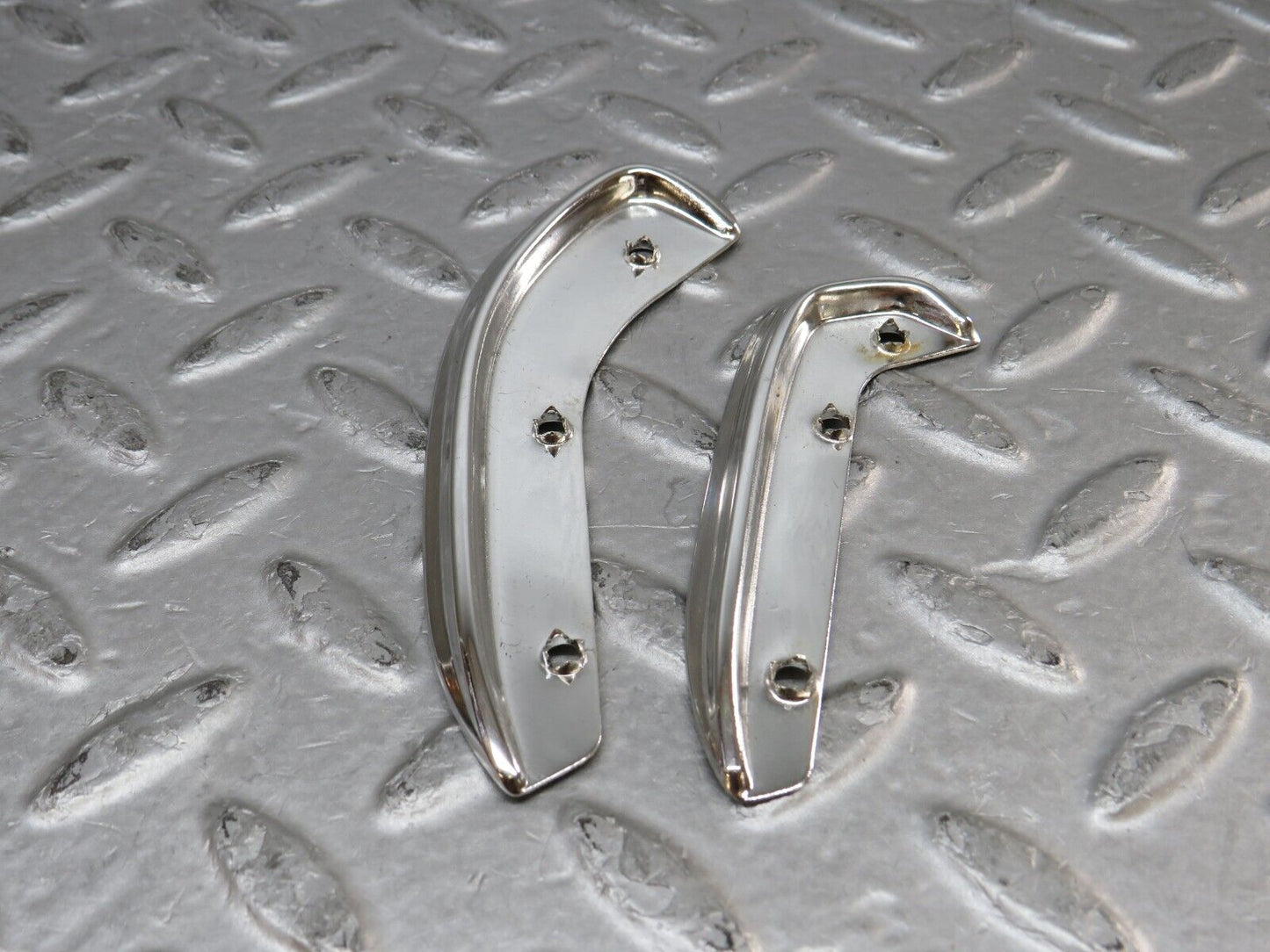 37299 Mercedes-Benz W109 300SEL Interior Door Handle Chrome Trim Pair Left