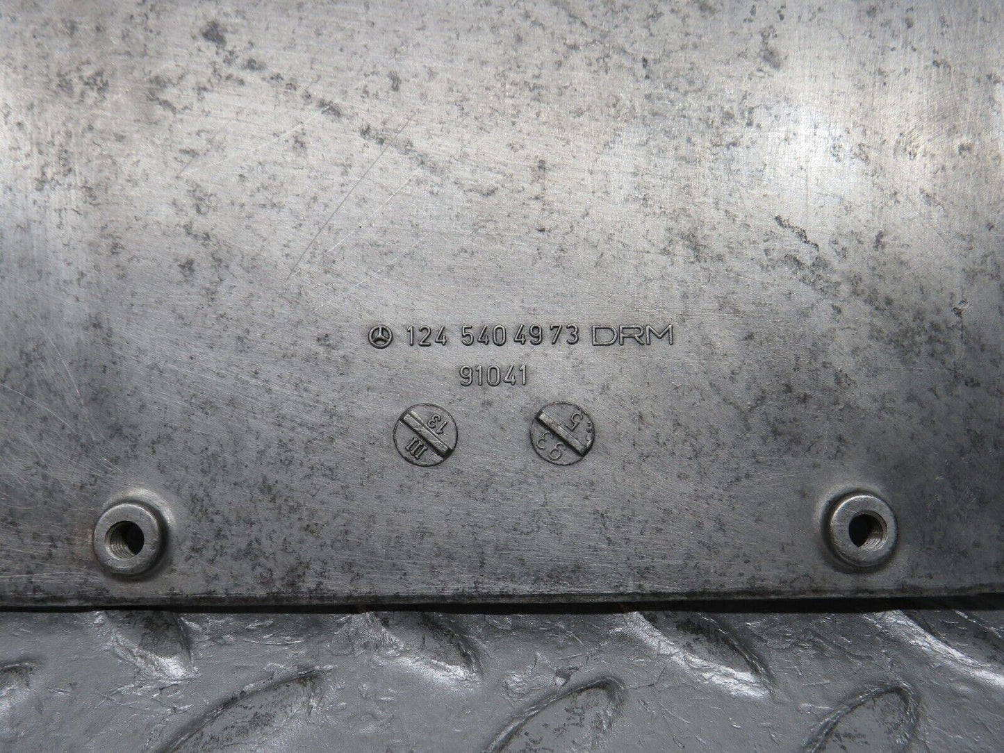 37780 Mercedes-Benz A124 320E Cabriolet Engine Control Unit Tray Bracket 1245404973