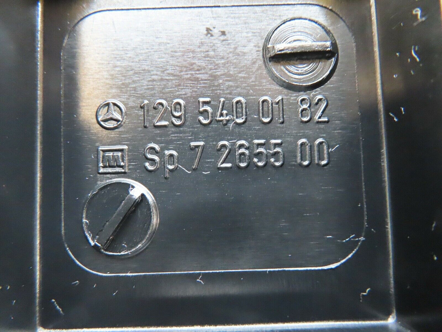 17481 Mercedes-Benz R129 300SL Coupe Fuse Box Cover Lid 1295400182