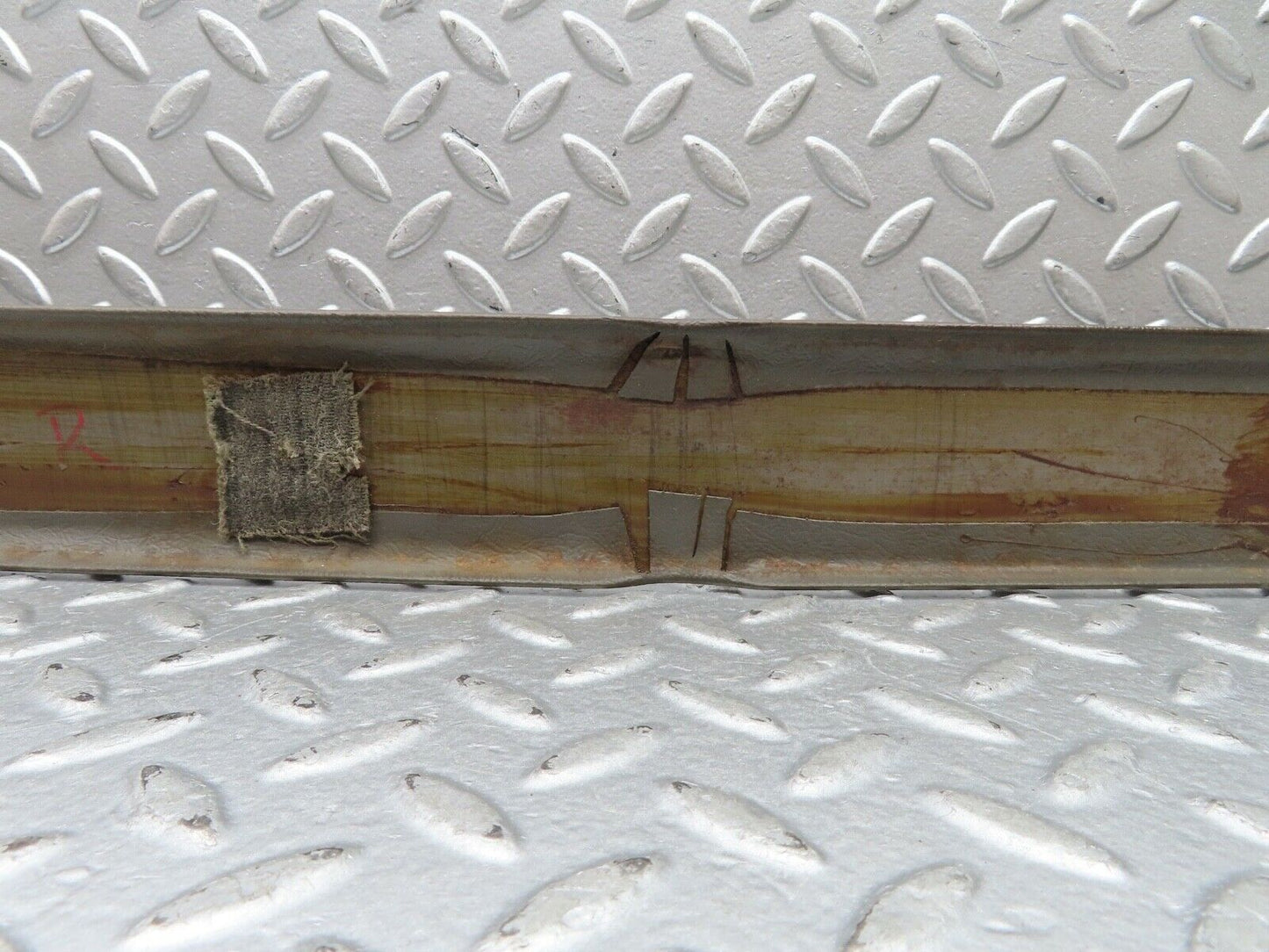 18896 Mercedes-Benz W121 190b Ponton B Pillar Cover Right Side Brown