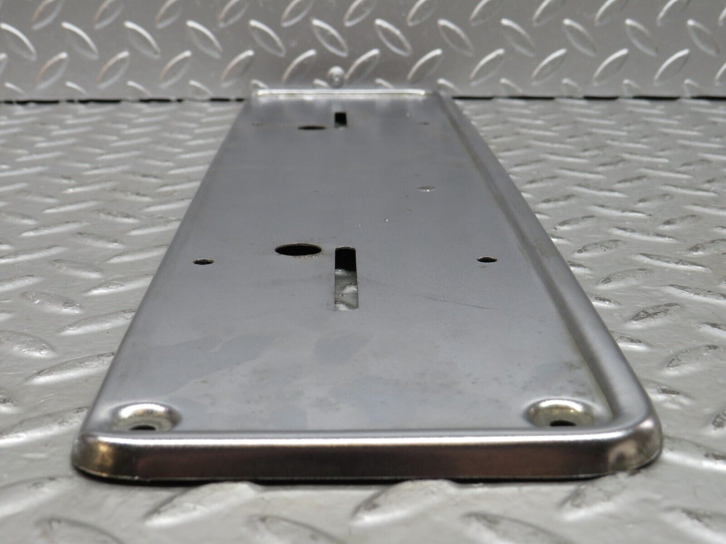 27626 Mercedes-Benz S124 300TE Wagon Rear number Plate Holder Chrome