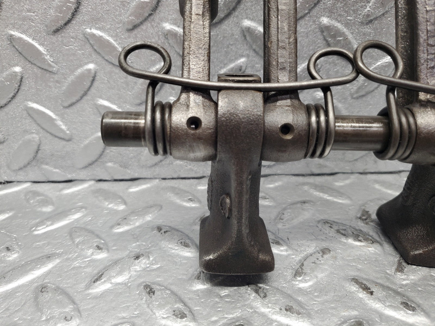 W112 rocker arm support with arm and shaft used OEM