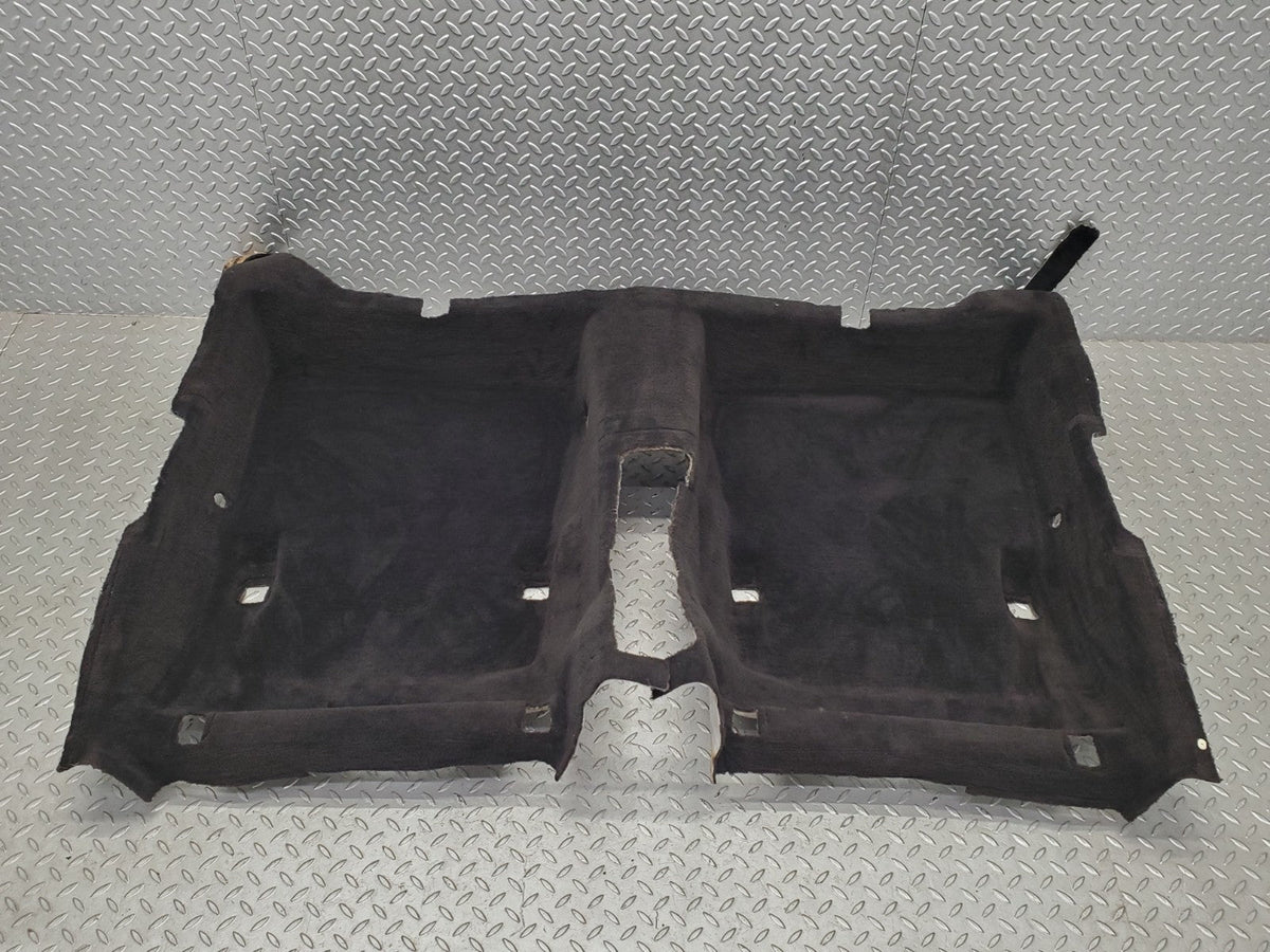 W201 Baby Benz rear floor carpet black used OEM