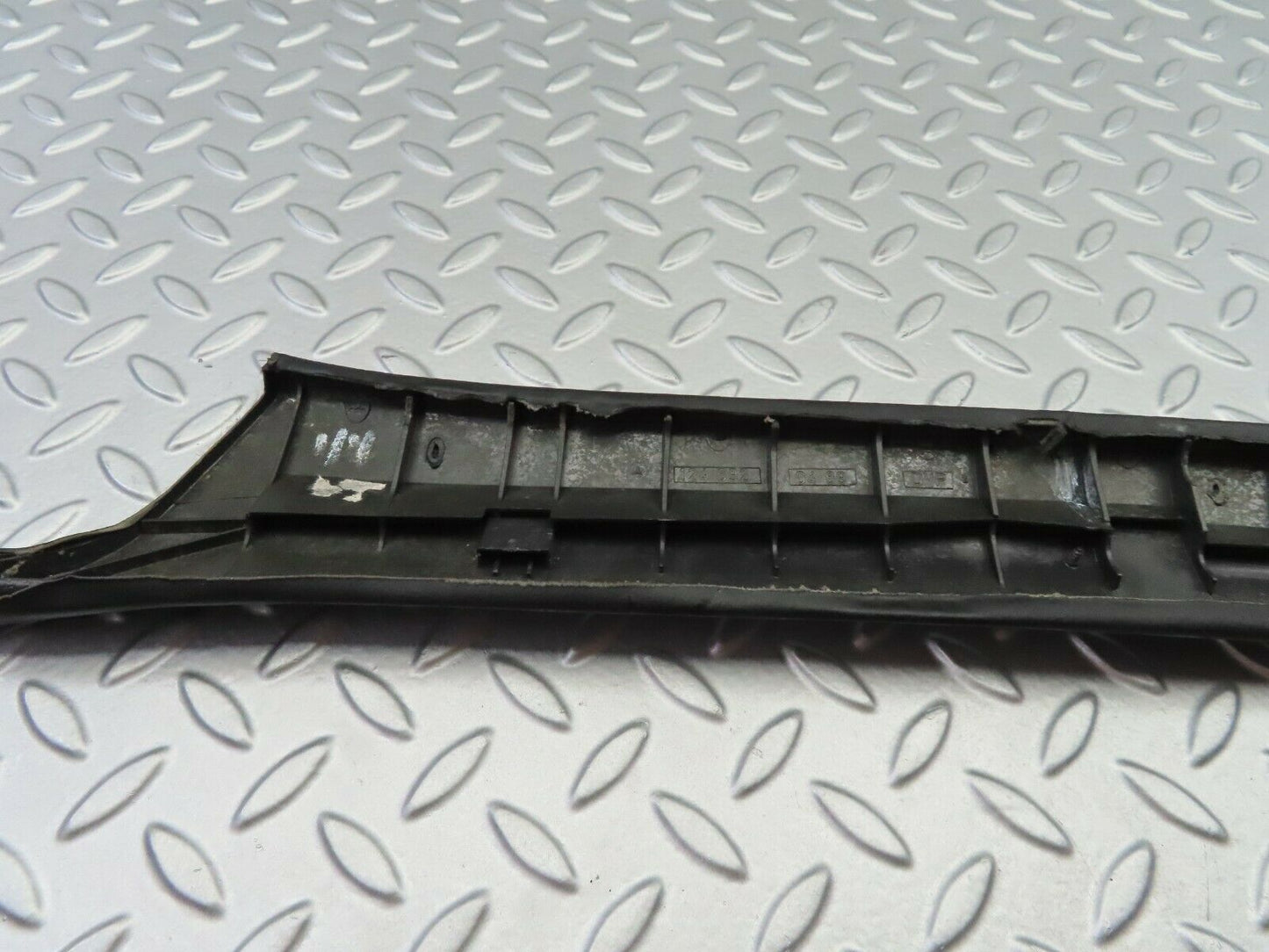 6479 Mercedes-Benz S124 E220 Wagon A Pillar Cover Right Side Black 1246920489
