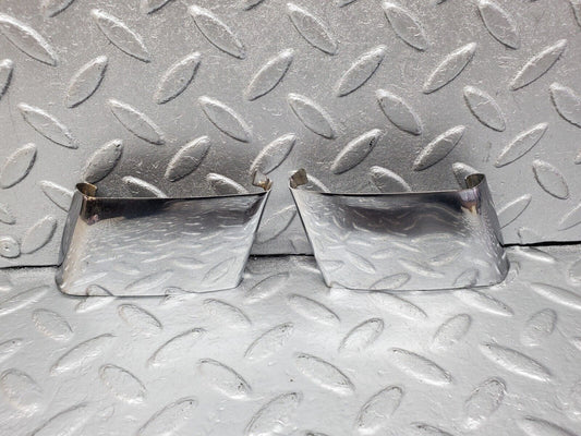45968 Mercedes-Benz W126 420SE Front Bumper Cover Chrome Pair