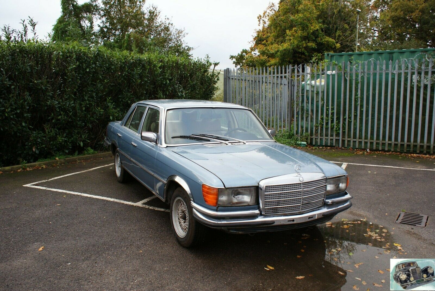 7469 Mercedes-Benz W116 450SE. Heater Control Lever Mechanism