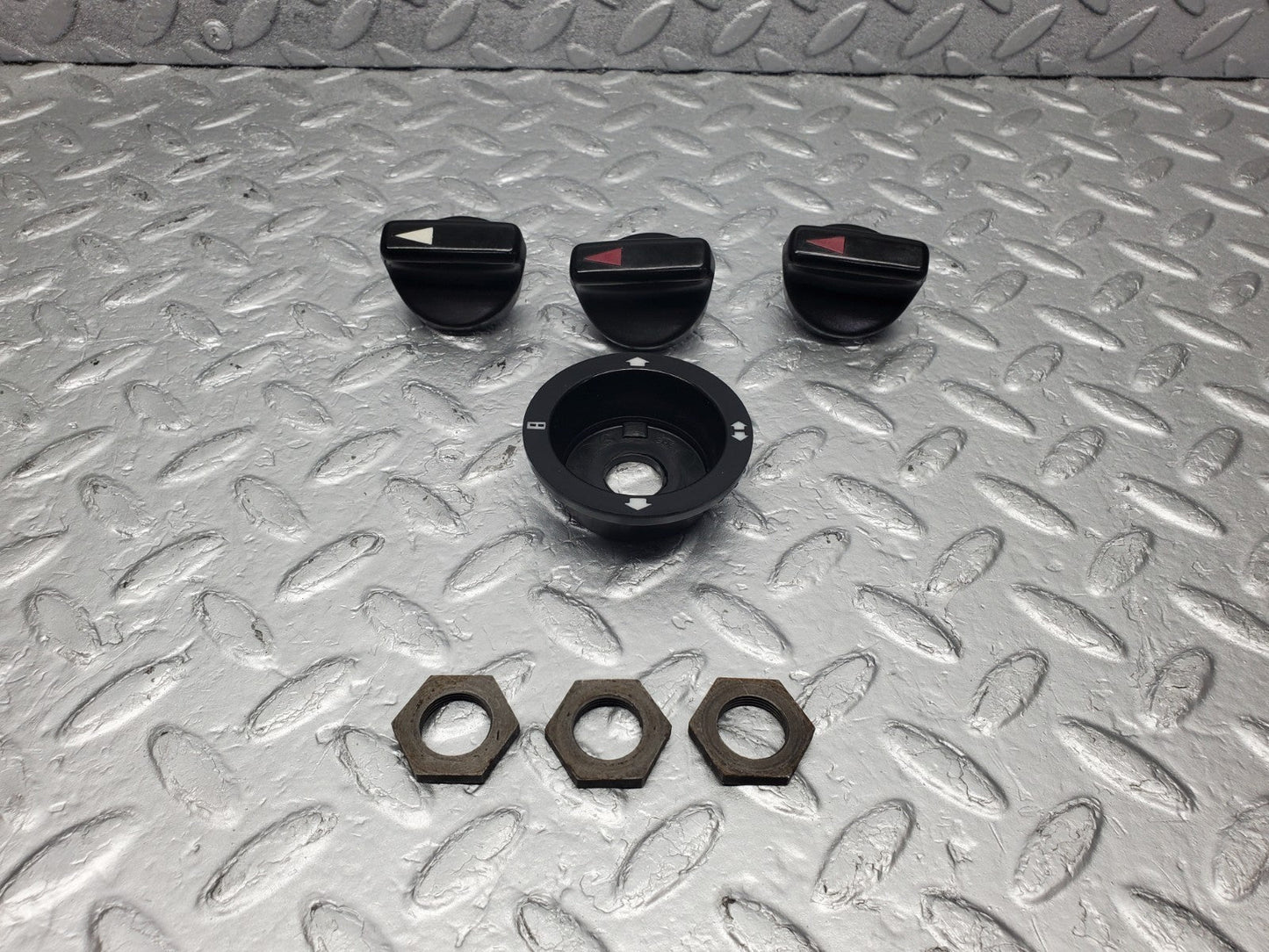 W201 Baby Benz heater control knob set used OEM