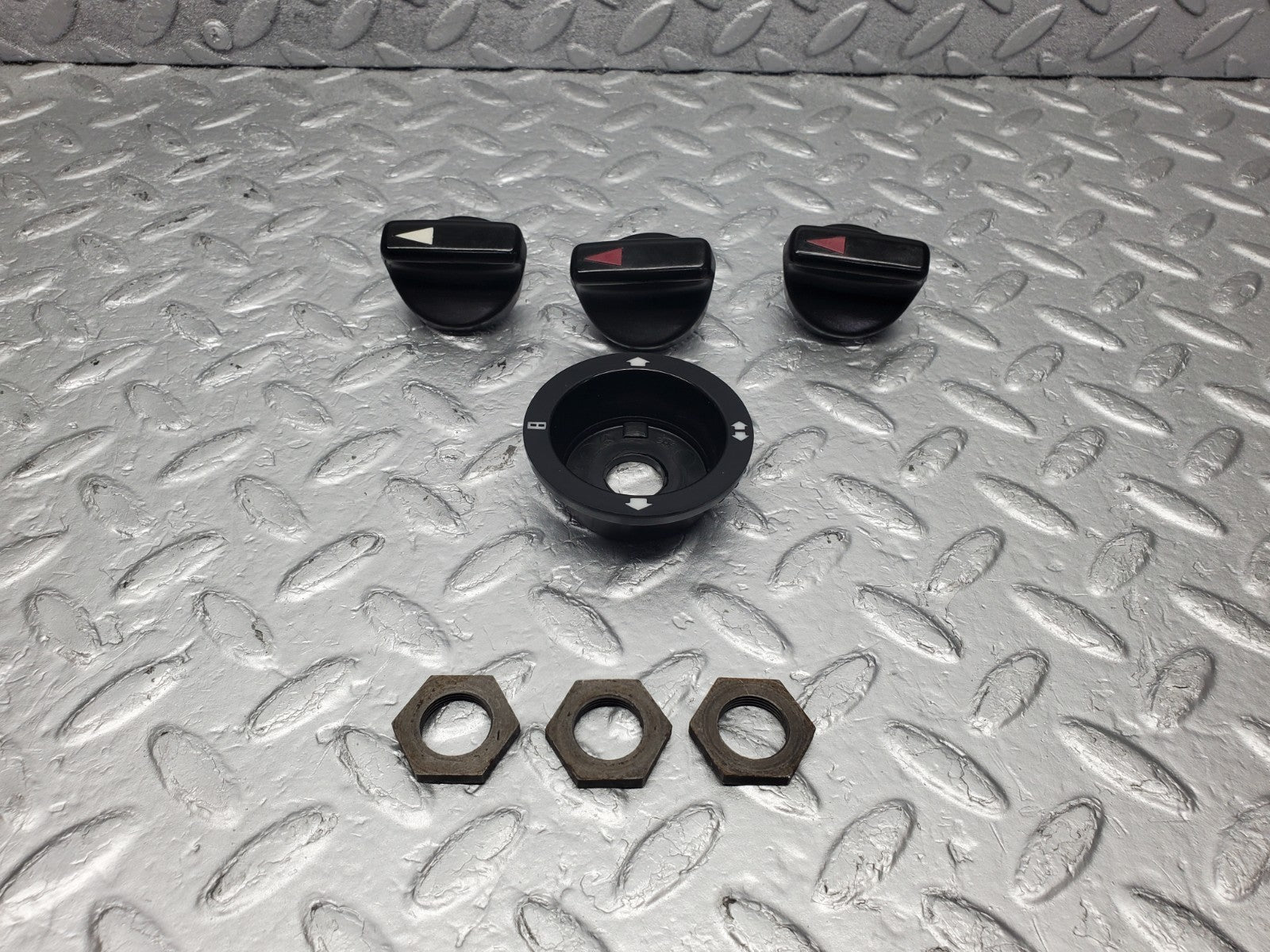 W201 Baby Benz heater control knob set used OEM