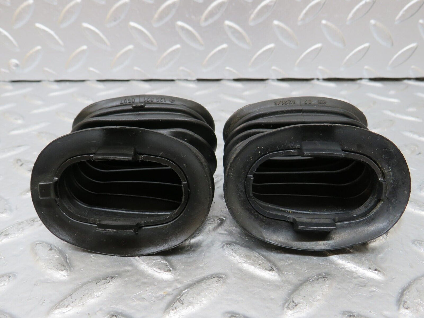 25791 Mercedes-Benz W124 280E Rear Door Wire Protector Rubber Pair 1248210597