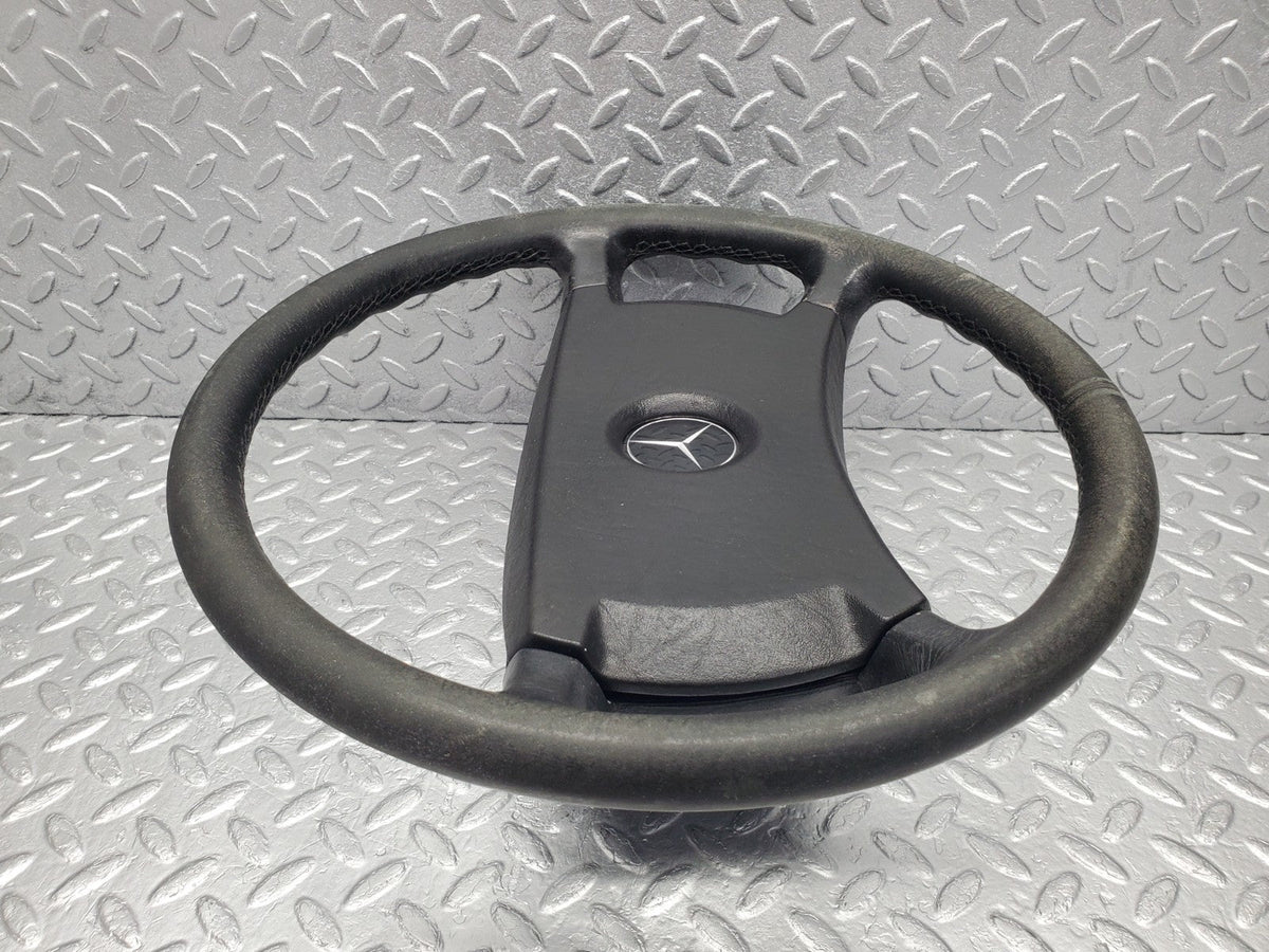 W201 Baby Benz leather steering wheel used OEM
