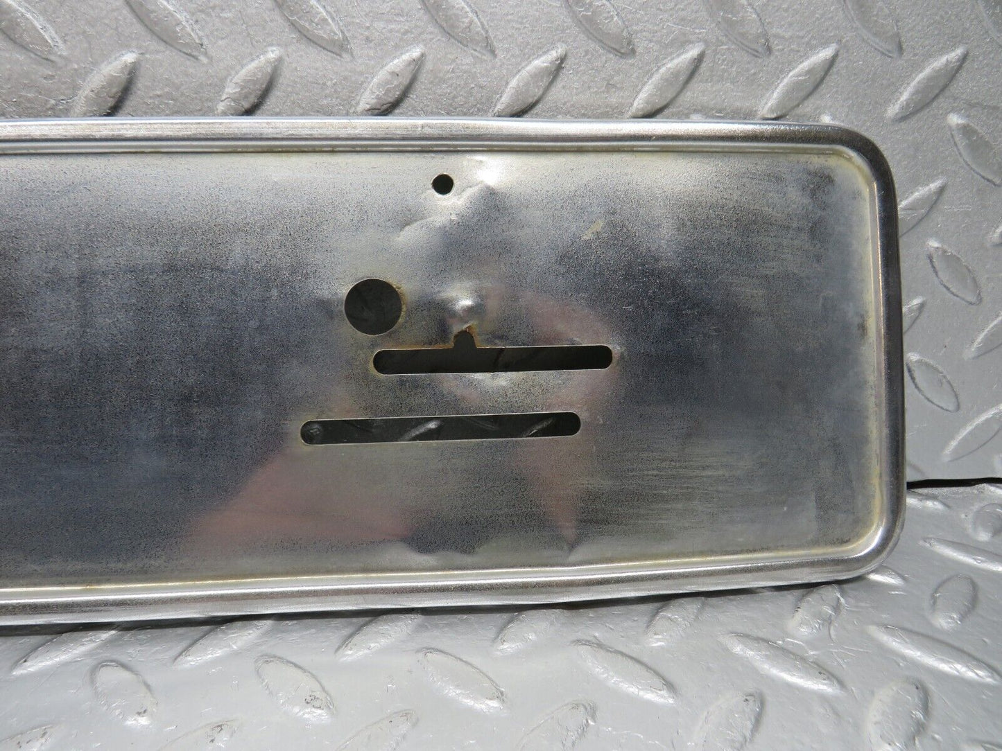 39868 Mercedes-Benz R107 350SL number Plate Holder Chrome