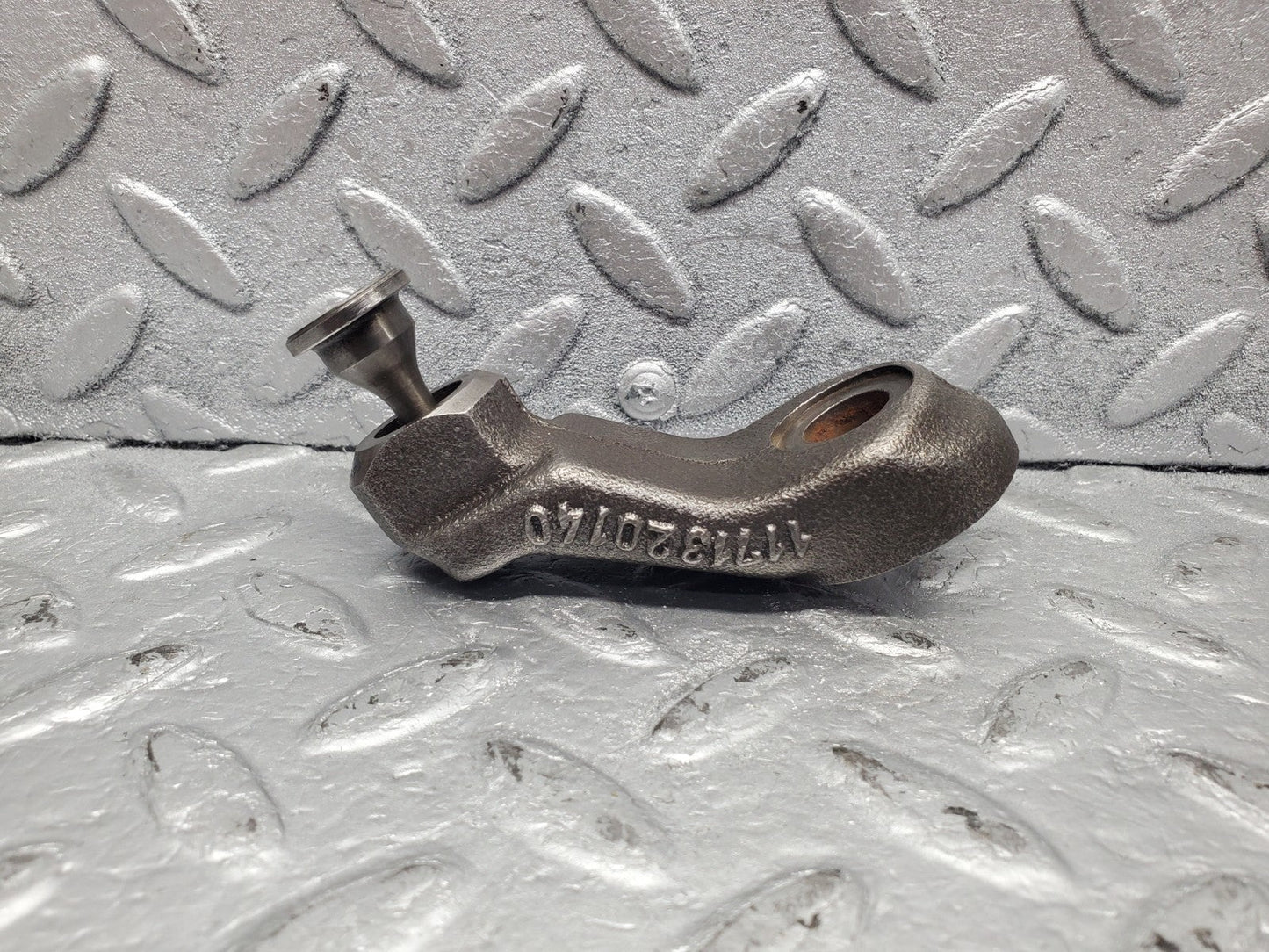 W126 Coupe belt tensioner pulley bracket used OEM
