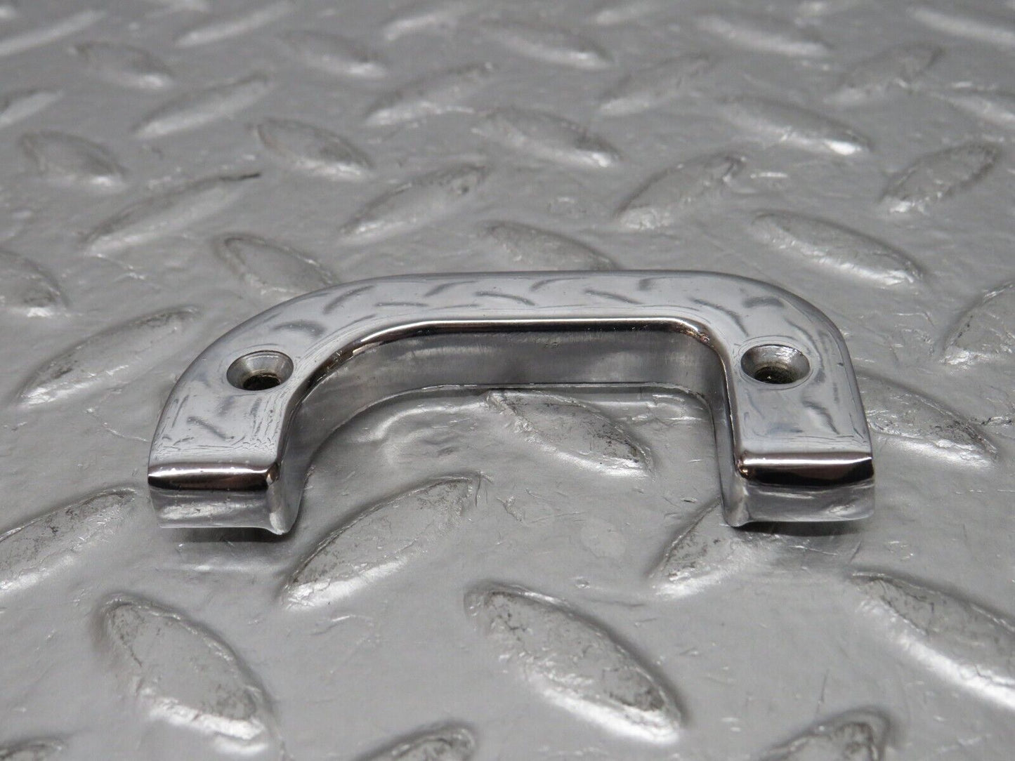 30999 Mercedes-Benz W123 200D Left Interior Chrome Door Latch Trim 1237230124
