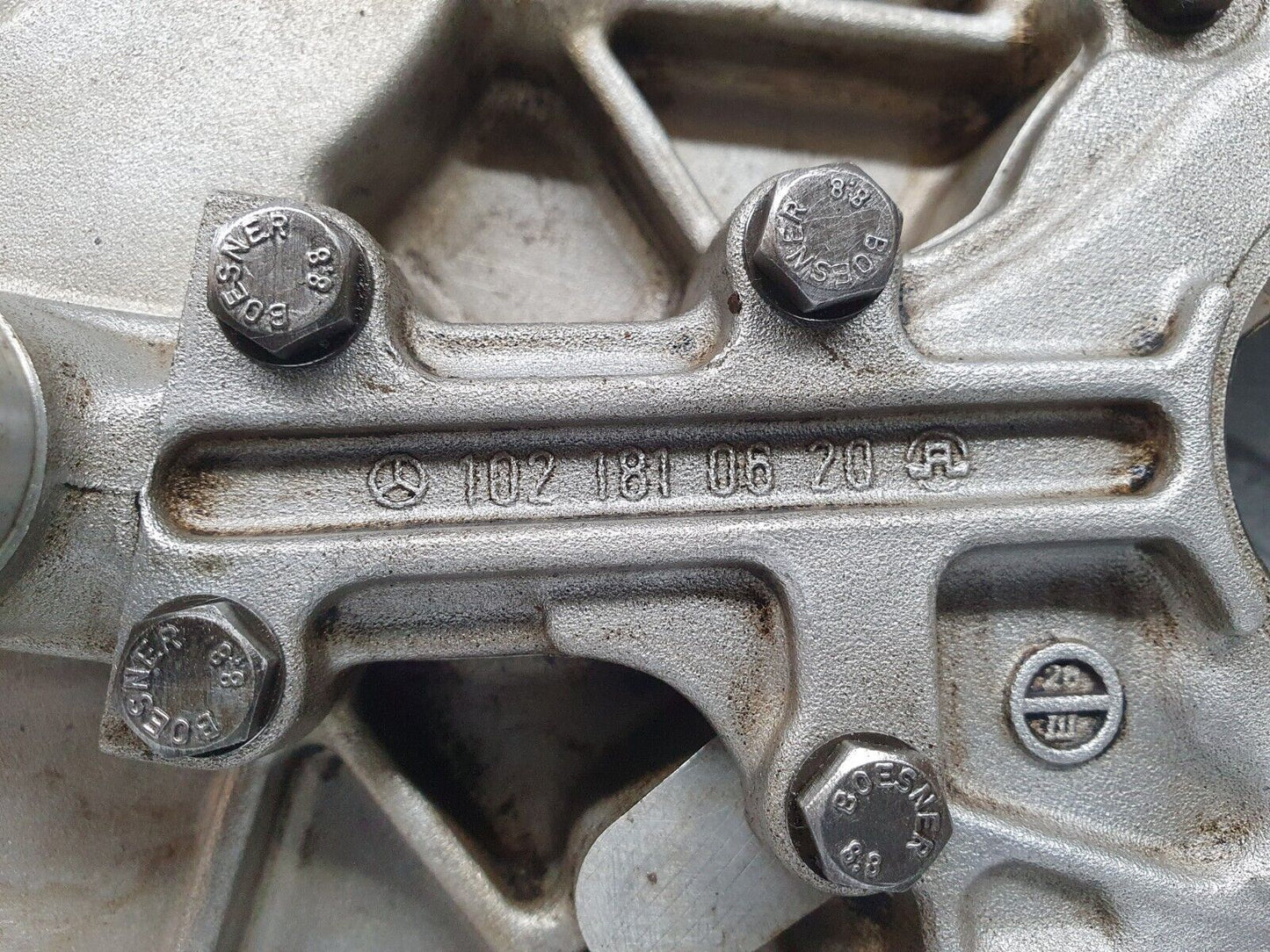 43062 Mercedes-Benz W123 Engine Timing - Oil Pump Cover 1020150801 1021810620
