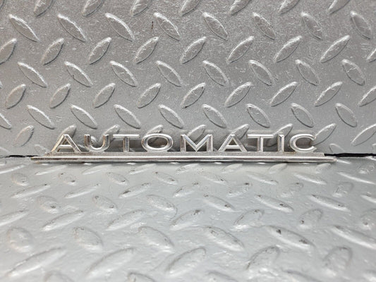 43183 Mercedes-Benz W108 280SE Trunk Badge Emblem Automatic