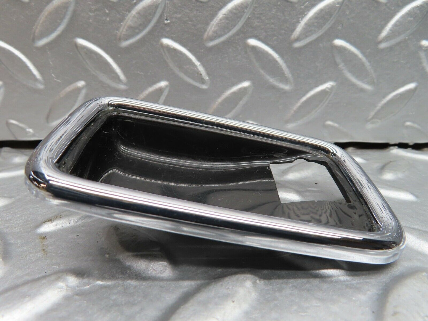 21080 Mercedes-Benz W123 230E Chrome Frame For Door Opener Left 1087660511