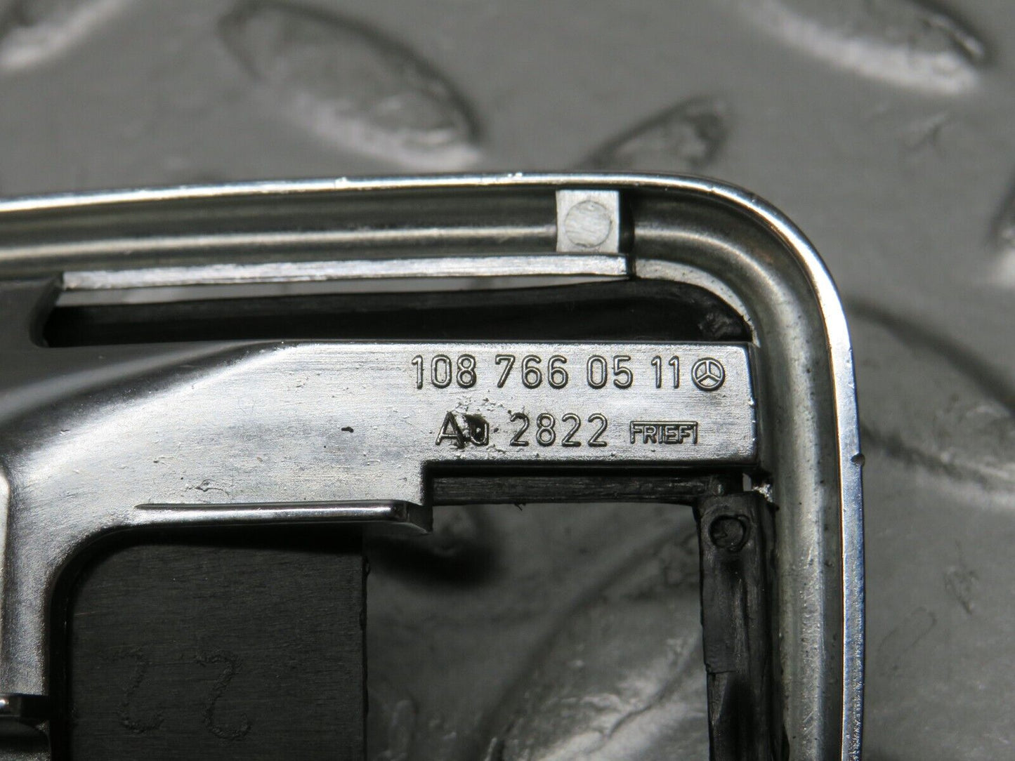 32192 Mercedes-Benz W123 230E Chrome Frame For Door Opener Left 1087660511