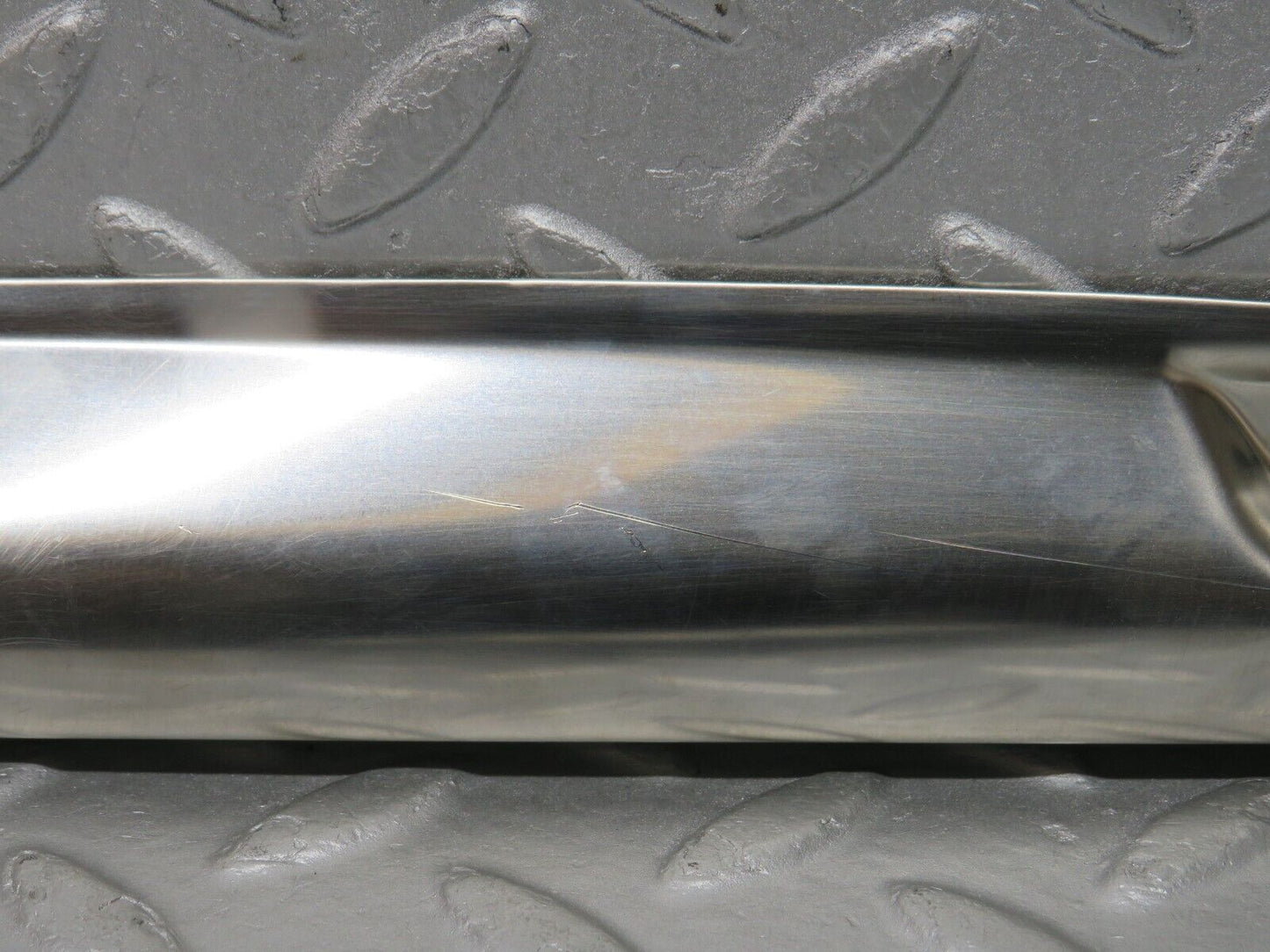 38593 Mercedes-Benz R129 280SL Coupe Folding Top Chrome Top Cover Trim Right