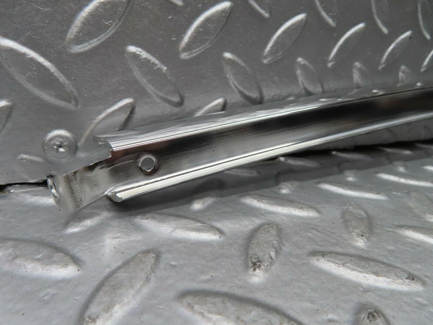 21067 Mercedes-Benz W123 230E Rear Right Door Chrome Window Channel