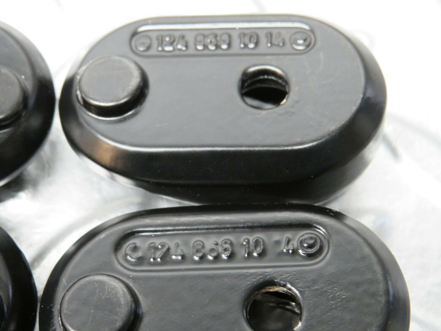 24309 Mercedes-Benz S124 220TE Trunk Cover Holder Set 1248681014 1248680914