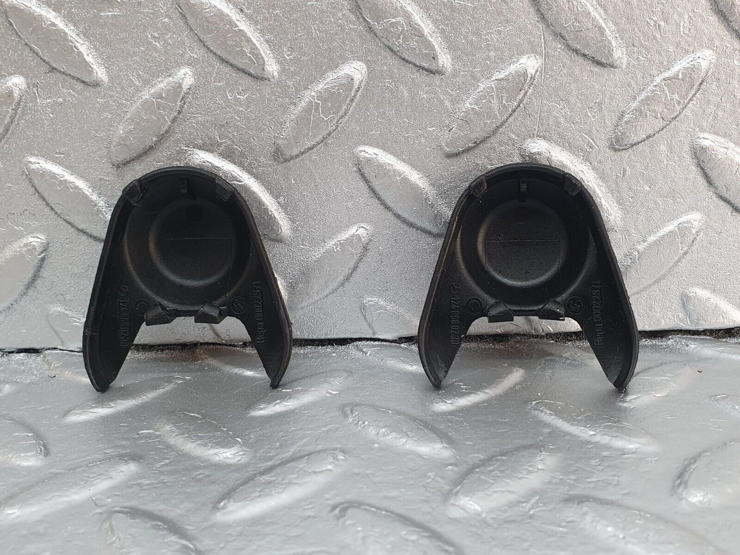 42961 Mercedes-Benz W201 190 2.0L Seat Belt Cover Pair 1248680230