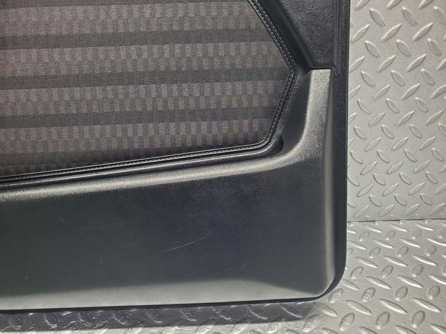 W201 Baby Benz front left door card black used OEM
