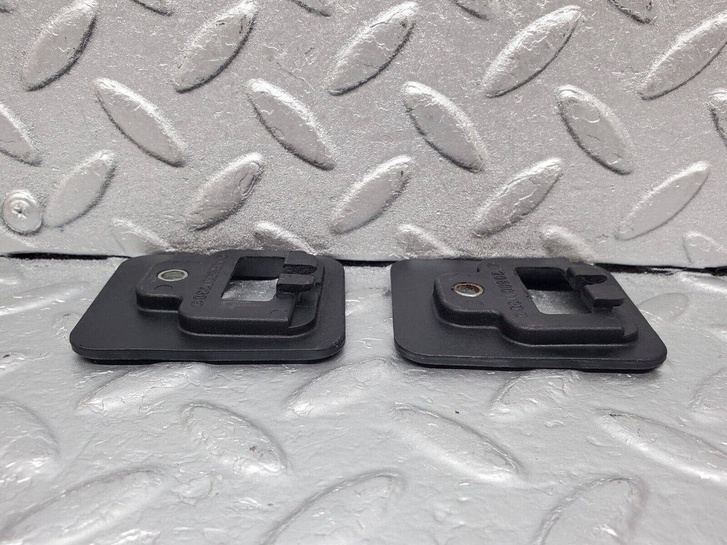 44957 Mercedes-Benz R129 300SL Coupe Roof Lock Cover Trim Pair 1296901130 1296901230