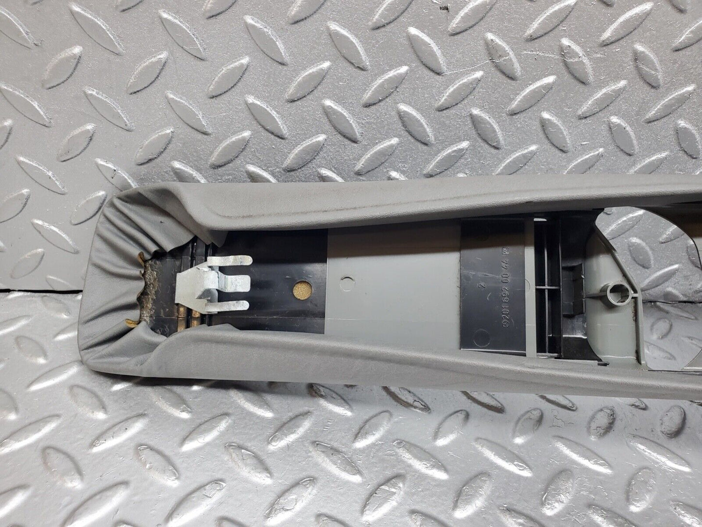 44579 Mercedes-Benz W124 220E B Pillar Cover Right Side Grey 1246923689