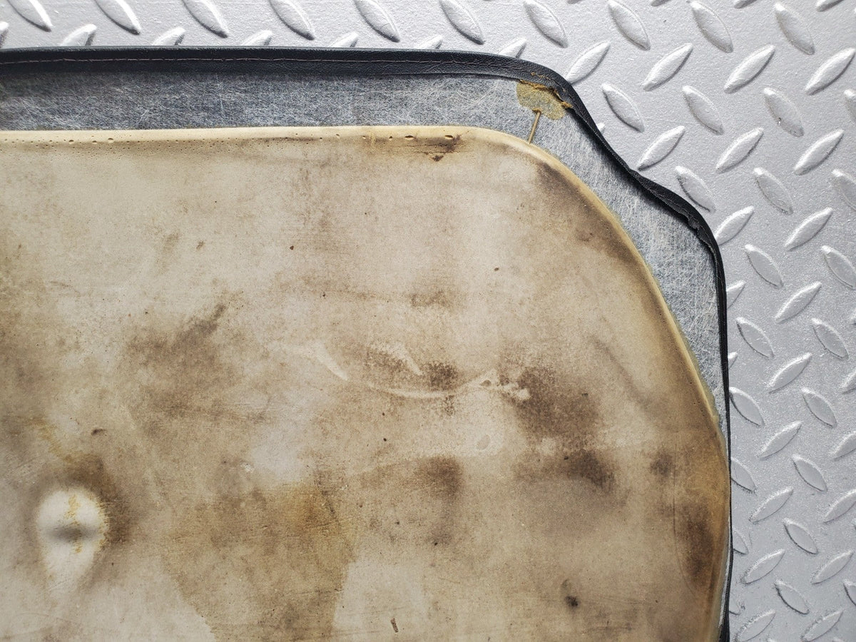 W201 Baby Benz front left floor carpet black used OEM