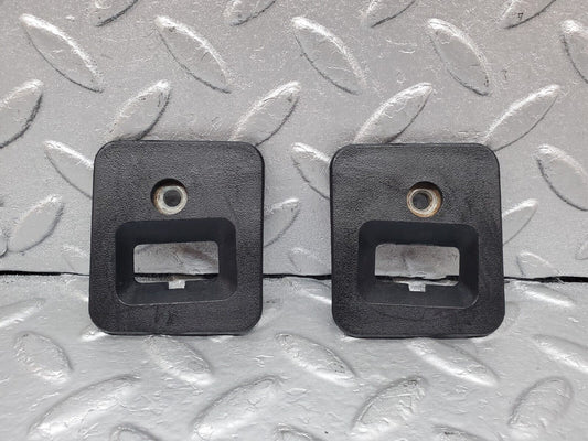 44957 Mercedes-Benz R129 300SL Coupe Roof Lock Cover Trim Pair 1296901130 1296901230