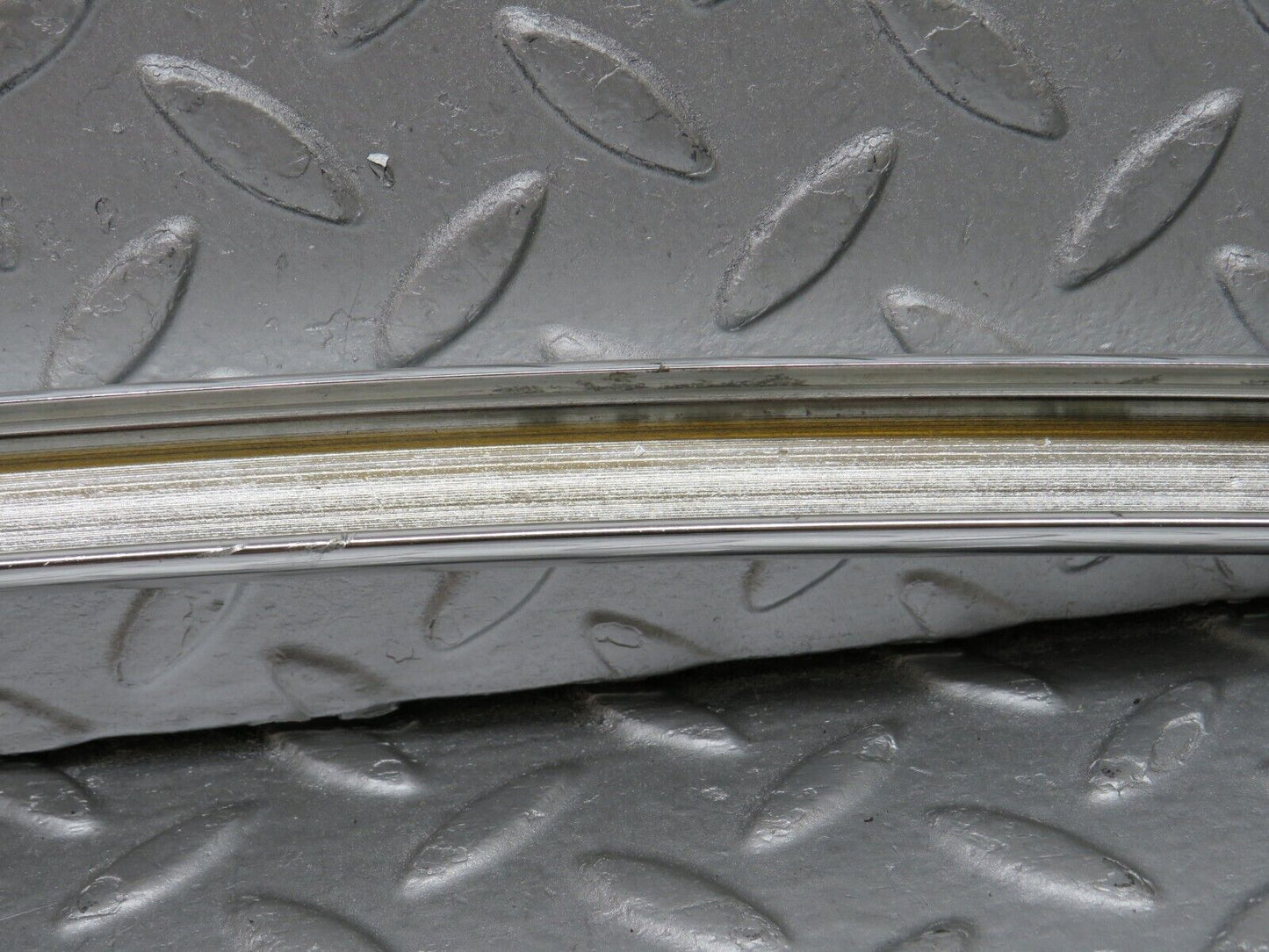 36218 Mercedes-Benz W126 420SE Rear Right Chrome Window Channel 1267300219