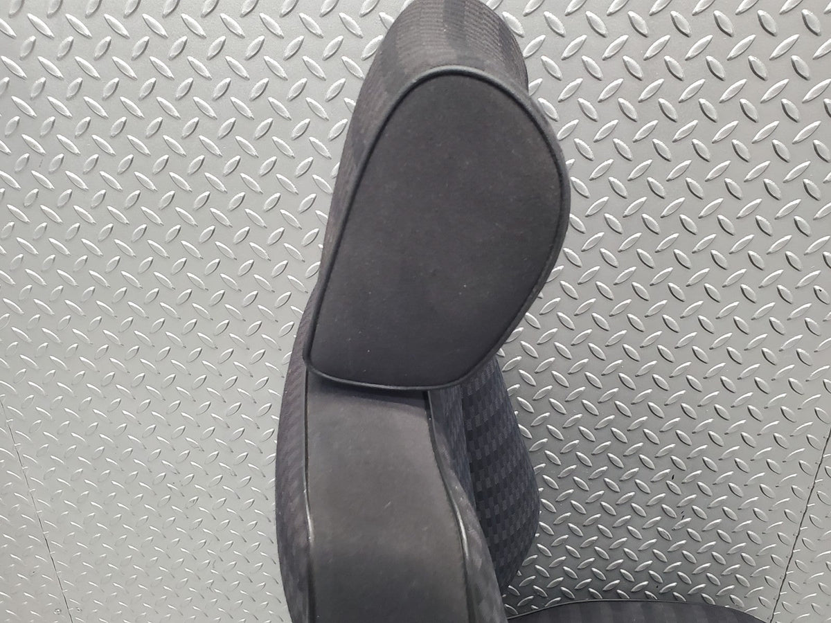 W201 Baby Benz front left passenger seat black used OEM