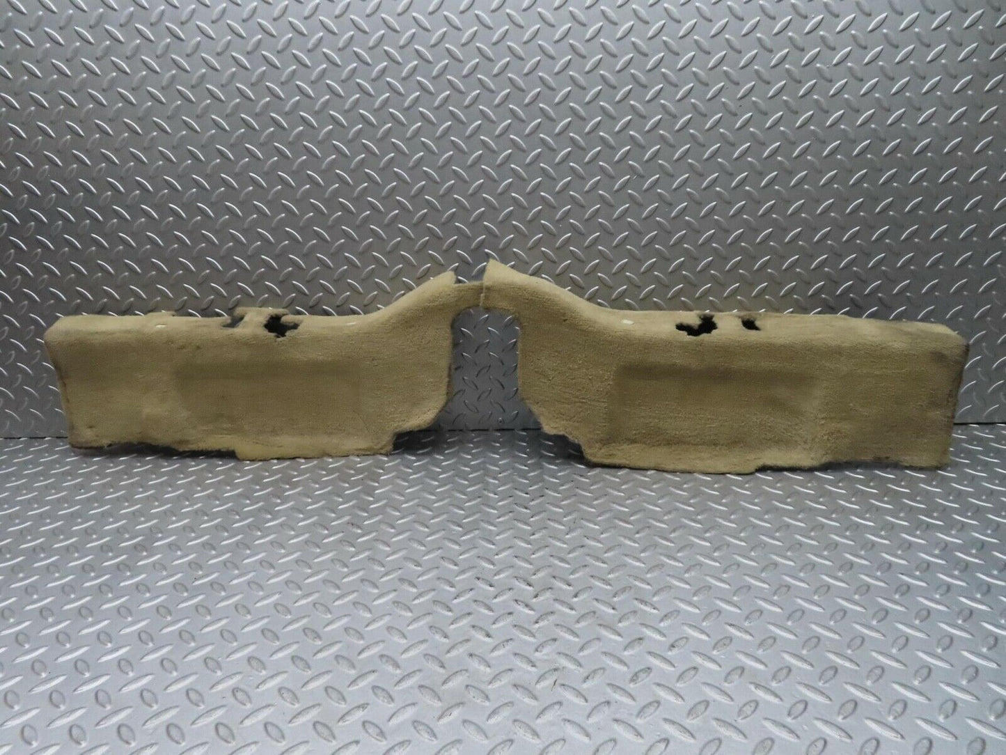 12547 Mercedes-Benz R129 300SL Coupe Rear Floor Cross Member Mat Carpet Cream